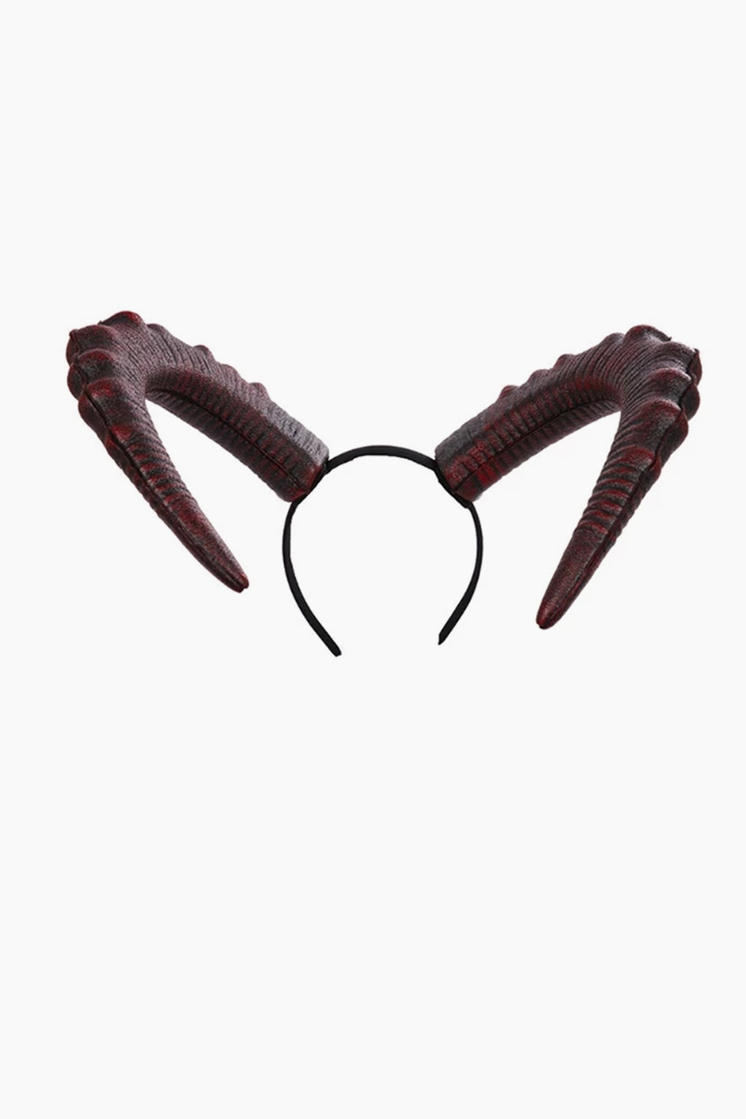 Red Devil Horn Head Band, Masquerade Ball Greek Demon Head Dress