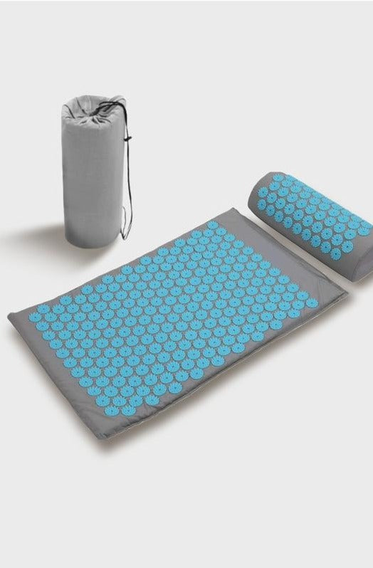 Acupressure Mat, Massage, Relaxation Mat. Mat, Pillow plus Carry Case - Hayati London