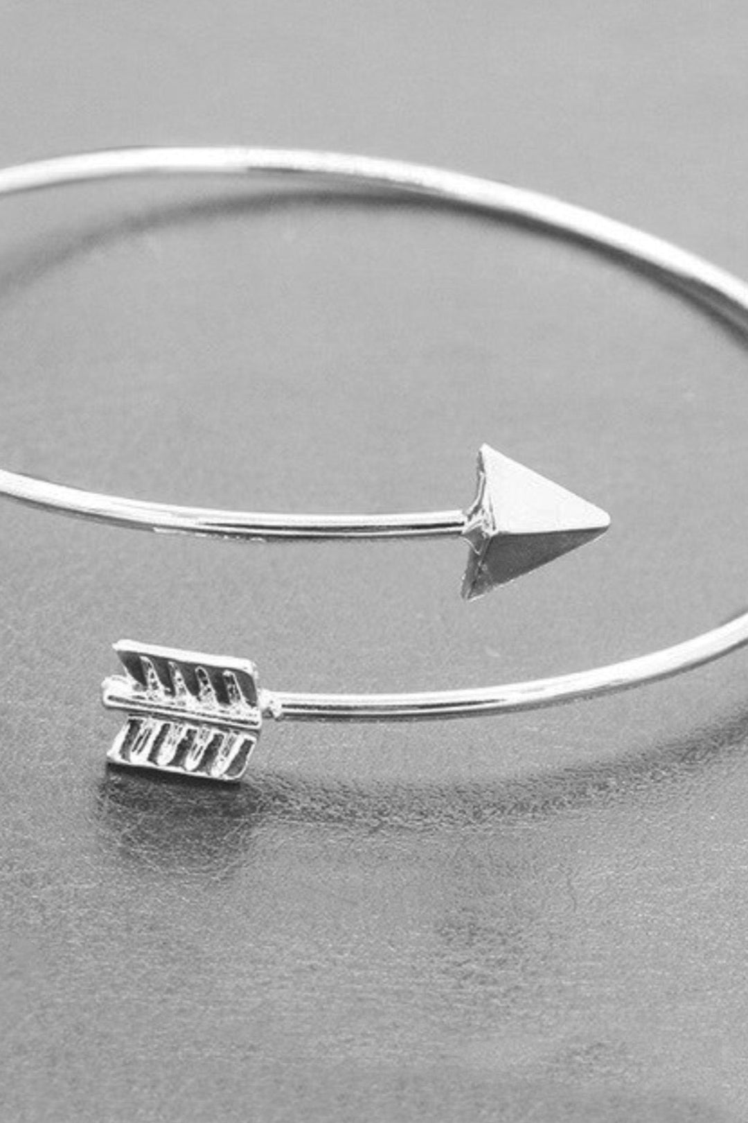 Metallic Arrow Detailing Bracelet Wrist Band, Available in Gold & Silver