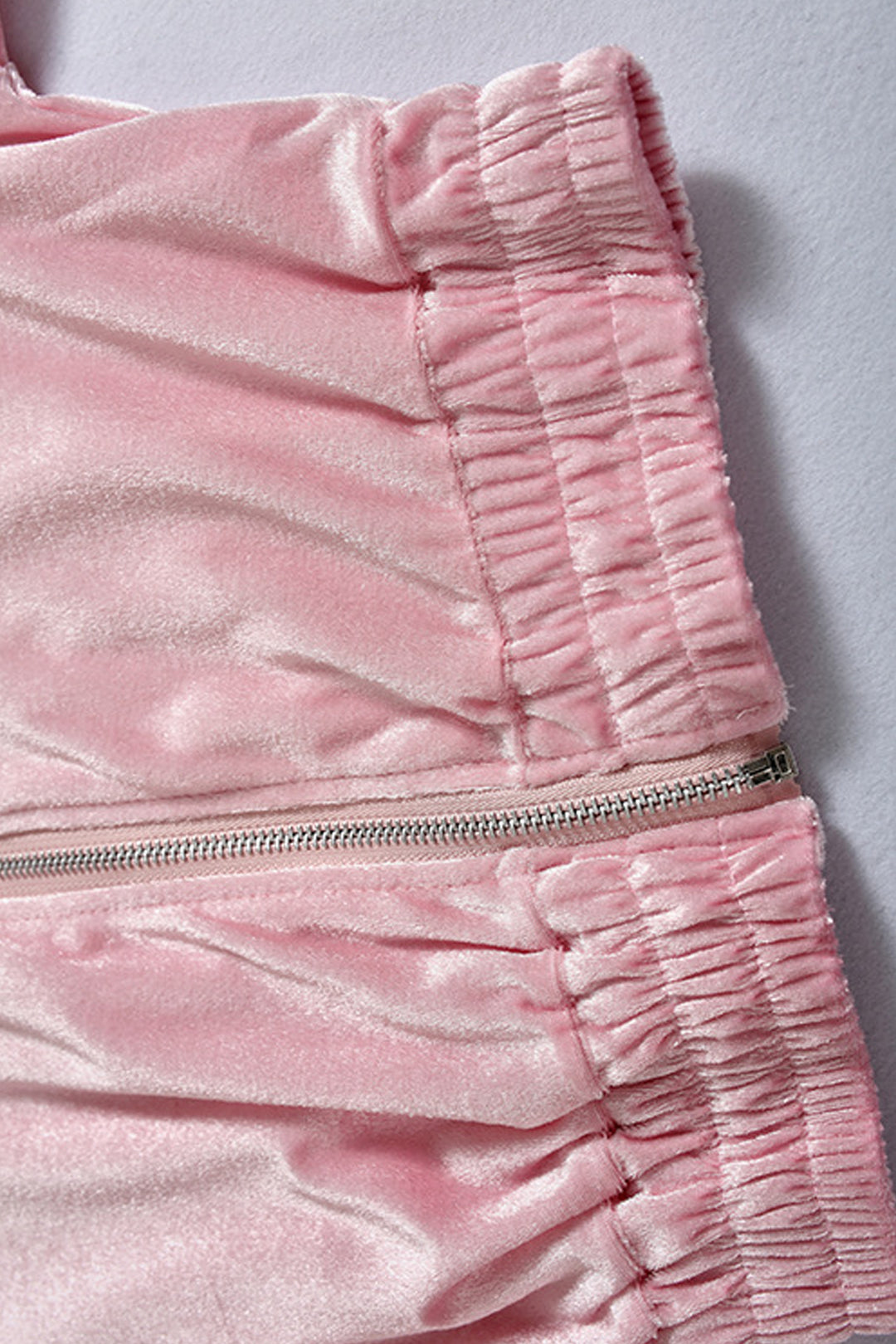 Y2K Shimmery Velour Tracksuit Set, Available in the Colors Peach, Blush Pink & Black