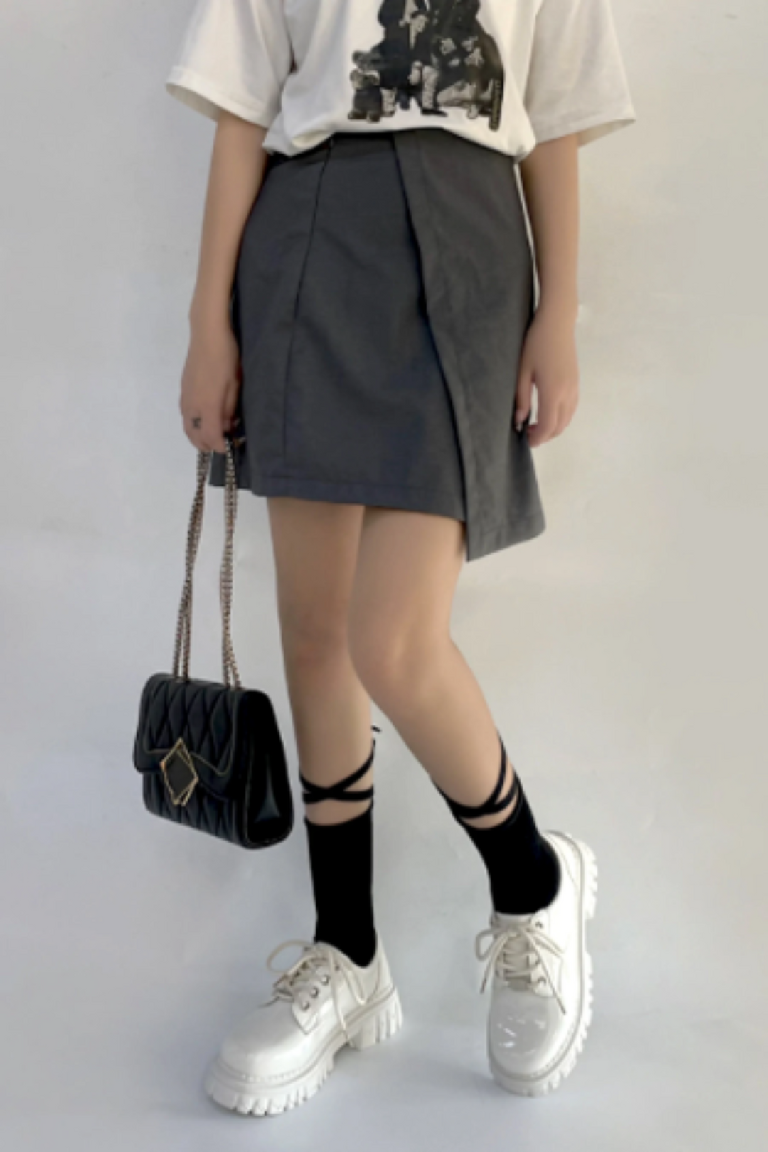 Chunky Treaded Platform Lug Sole Oxford Shoes, Lace Up Shoes, Mary Janes, Available in Black Patent & White Patent