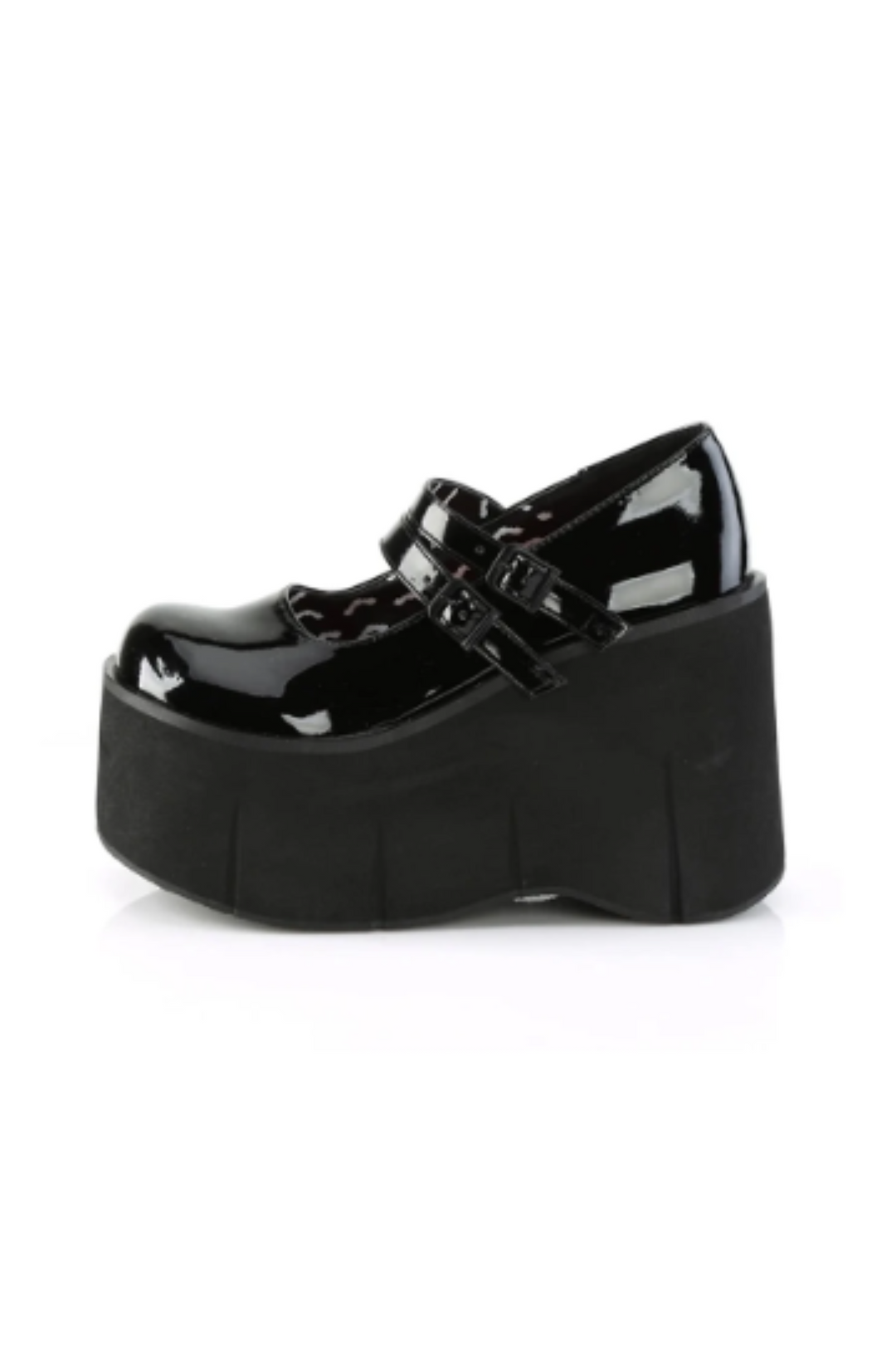 Super Platform Mary Janes, Rounded Toe, Adjustable Straps, Available in Two Colours