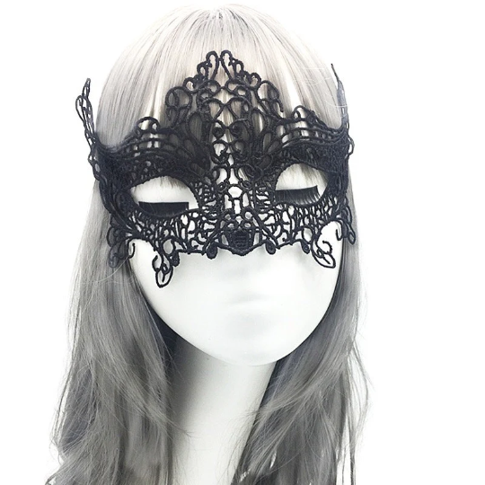 Black Lace Eye Mask, Masquerade Mask, Cosplay Play, Hen Night Party, Theatre, Dress Up, Fancy Dress Mask