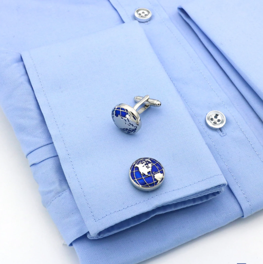 Stunning Cufflinks, Silver finish, Perfect Gift