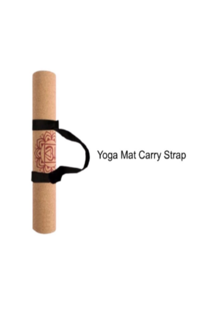 Yoga Mat, Cork & Natural Rubber, Eco-Friendly, Super-Grip, Non-Slip, Perfect for Gym, Pilates, Fitness Workout, 4mm thick. 5 designs, Chakra - Hayati London