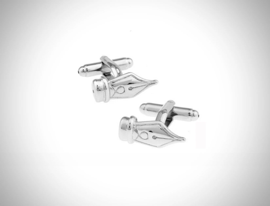 Stunning Cufflinks, Silver finish, Perfect Gift