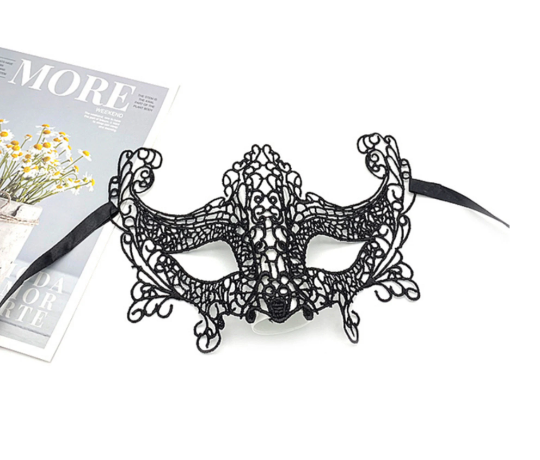 Black Lace Eye Mask, Masquerade Mask, Cosplay Play, Hen Night Party, Theatre, Dress Up, Fancy Dress Mask