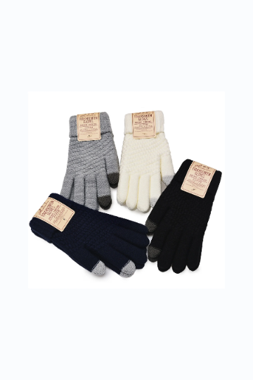 Thermal Touch Screen Gloves, Available in Black, Navy Blue, Burgundy & Grey