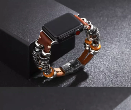 Multi-layer Leather Bracelet Charm for Men Women Intelligent Memorable Wristband Friendship Travel Gift Present for Friend Hippy Retro Boho