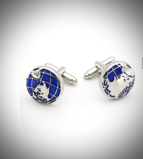 Stunning Cufflinks, Silver finish, Perfect Gift