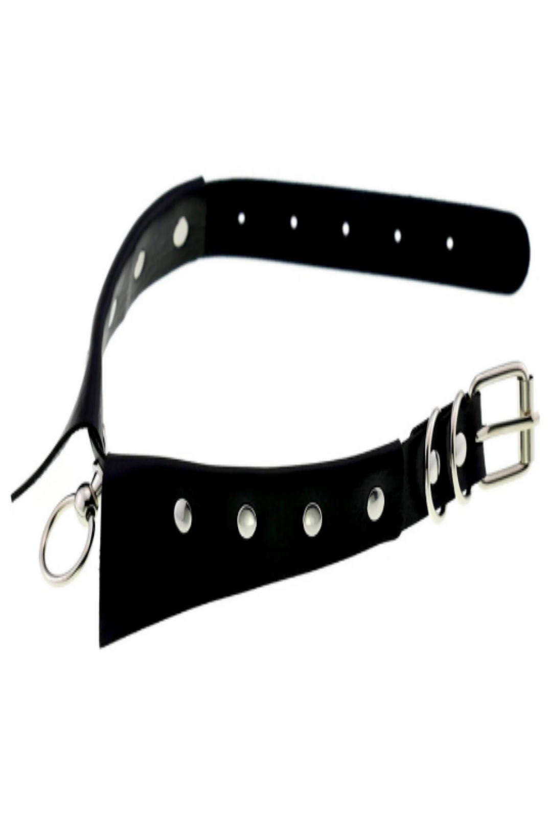 Faux Leather Choker, Punk Belt, Gothic Belt, Gothic Collar, Wide Neck Strap, Punk Collar