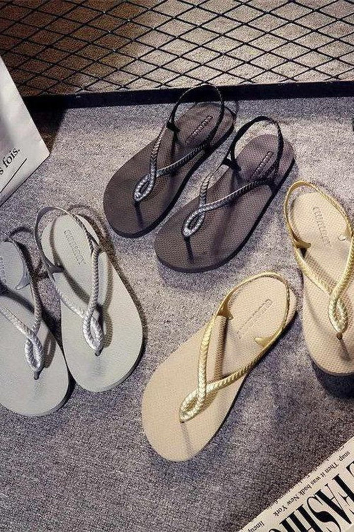 Flip-flop, Sandals, Stretch Strap, lightweight, comfortable.  Comfortable Summer Holidays Beach Pool Shower Sandals. - Hayati London