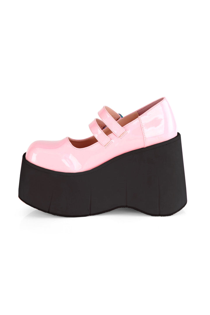 Super Platform Mary Janes, Rounded Toe, Adjustable Straps, Available in Two Colours