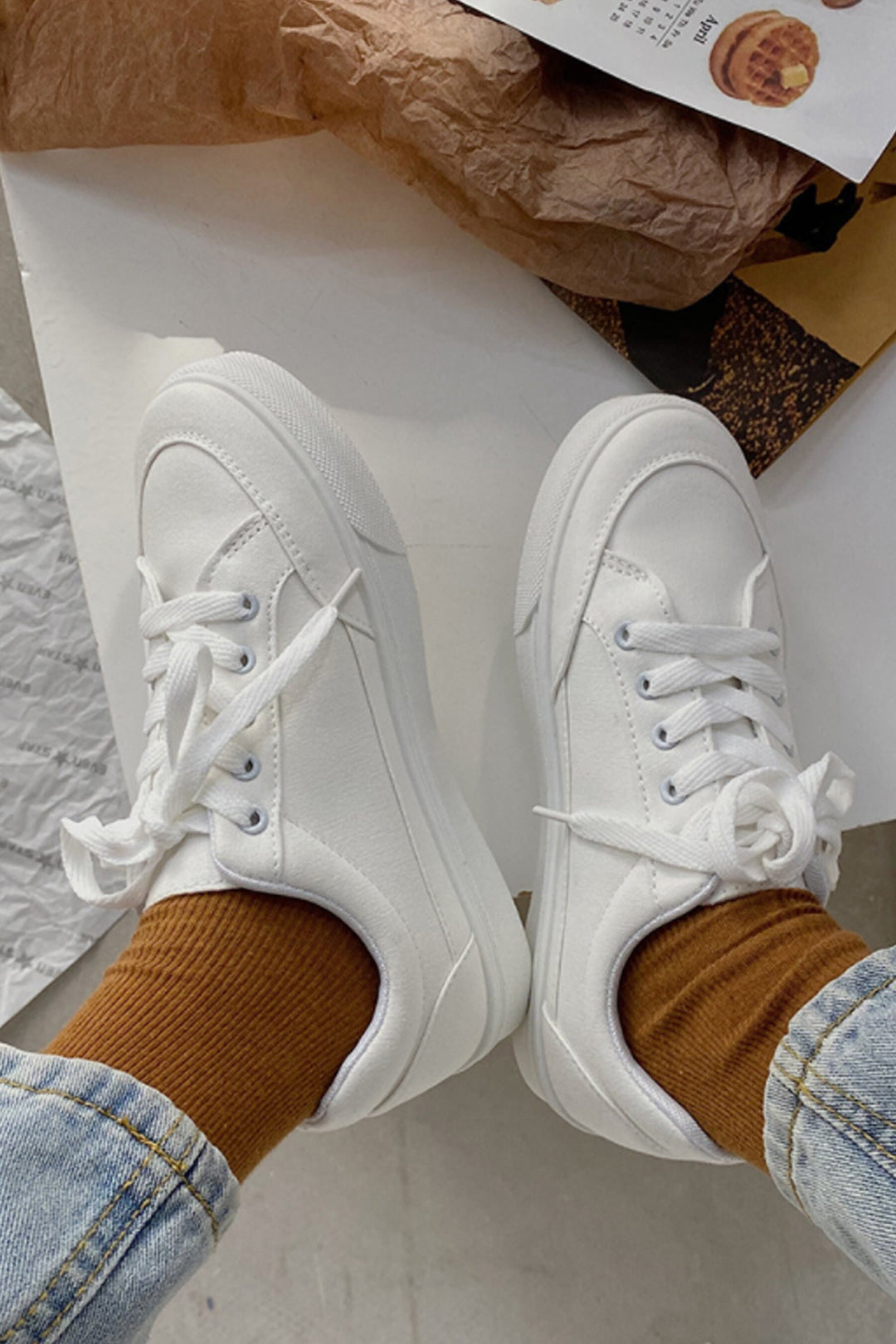 Ox White Sneakers, Lace Up Shoes, Chunky Trainers