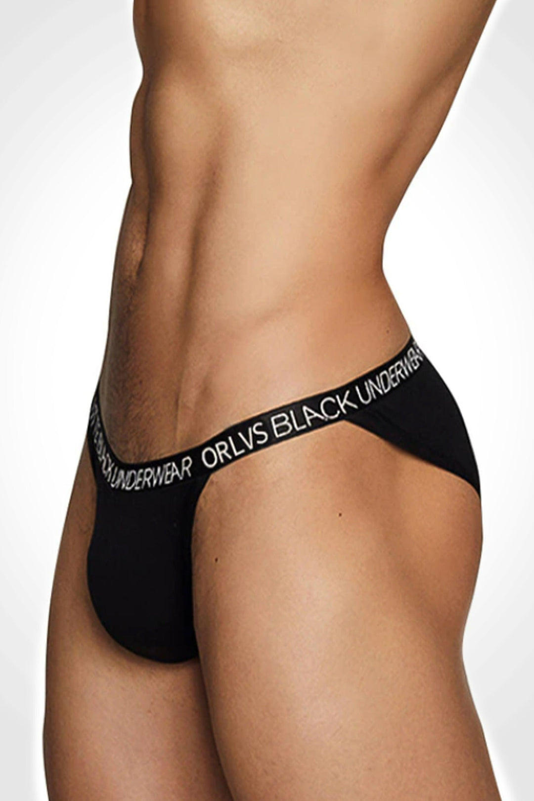 Mens Underwear Briefs, Elastic Waistband with Lettering, Stretchy Soft Material Available in Black, White and Pink