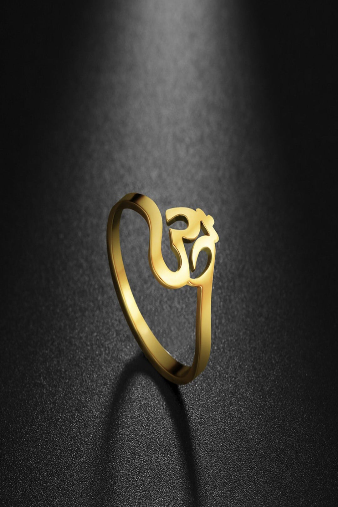 OM Ring, Gold, Rose Gold or Silver finish, Perfect Gift