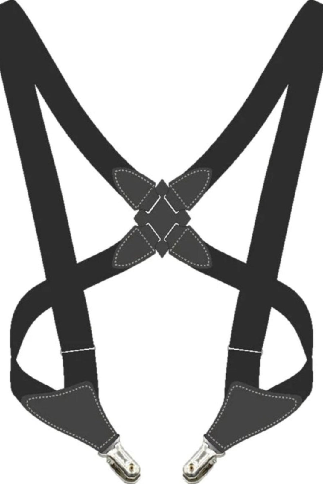 Men's Adjustable Braces X Shape Suspender Clip-on Belt Straps Elastic Adult Apparel Formal attire Wedding Birthday Dinner Suite Accessories