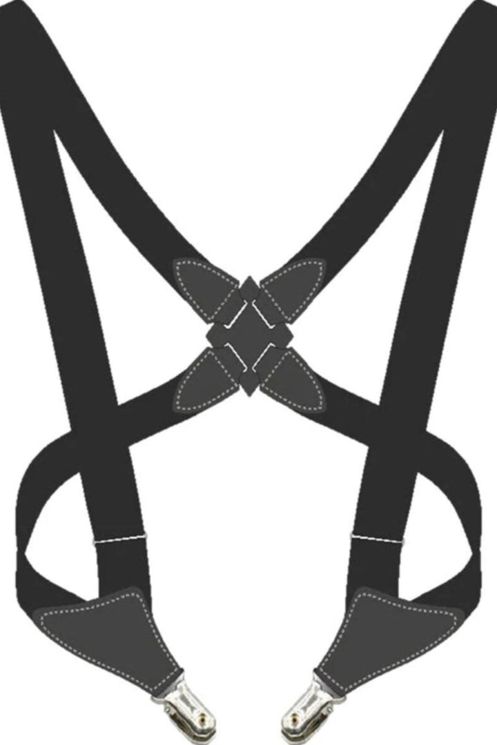 Men's Adjustable Braces X Shape Suspender Clip-on Belt Straps Elastic Adult Apparel Formal attire Wedding Birthday Dinner Suite Accessories