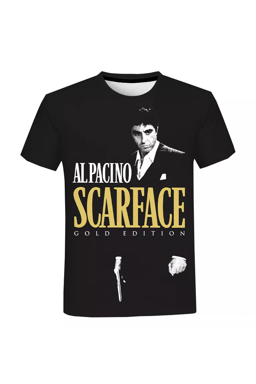 Scarface Graphic Oversized Tee, Authentic Scarface Tony Montana Print Oversized Graphic Tee Shirt, 90s Skater Streetwear Style