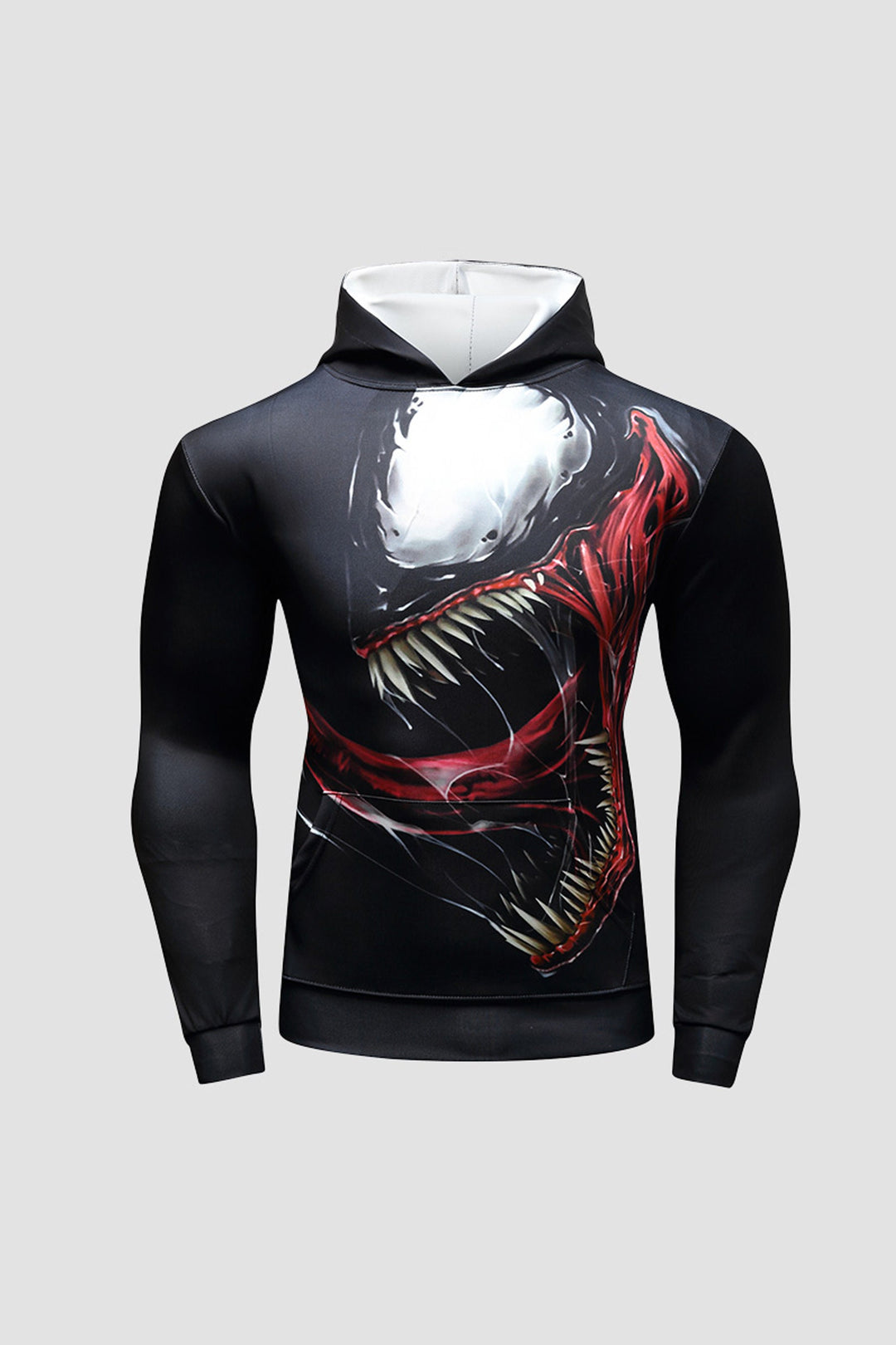 Men's Oversized Graphic Marvel Hoodie, Venom Marvel Comic's Graphic Hoodie Jacket, Available in 5 Designs