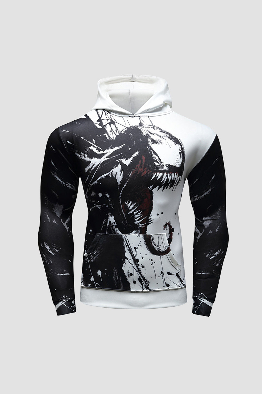 Men's Oversized Graphic Marvel Hoodie, Venom Marvel Comic's Graphic Hoodie Jacket, Available in 5 Designs