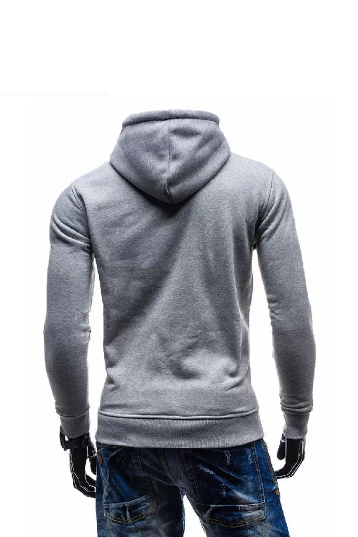 Men's Sweatshirt Hoodie, Front Pouch, Hoodie Drawstring, Available in Grey, Black & Navy Blue