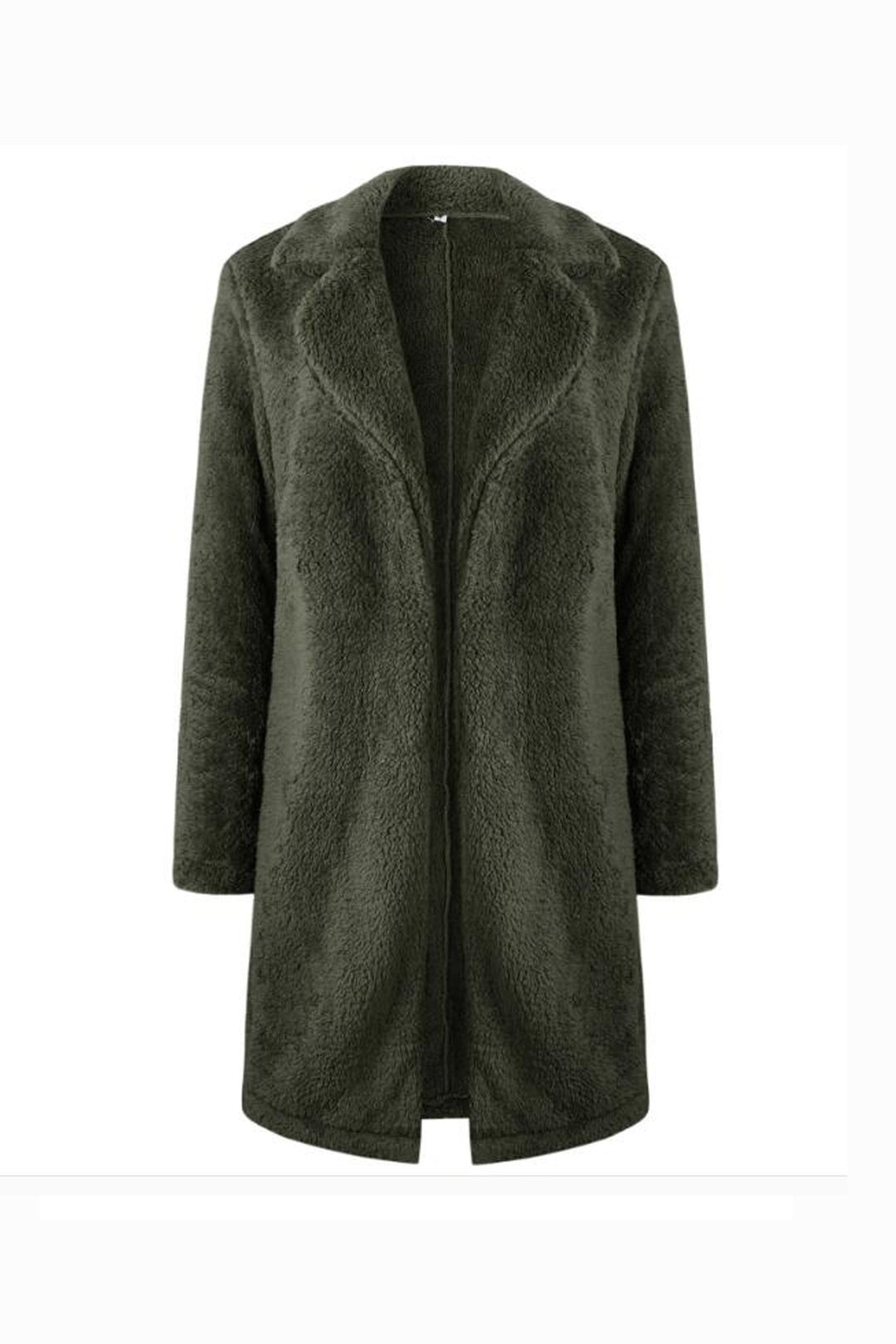 Long Oversized Teddy Bear Coat, Wool Faux Fur Long Jacket, Baggy Oversized Coat, Available in Camel & Khaki Green