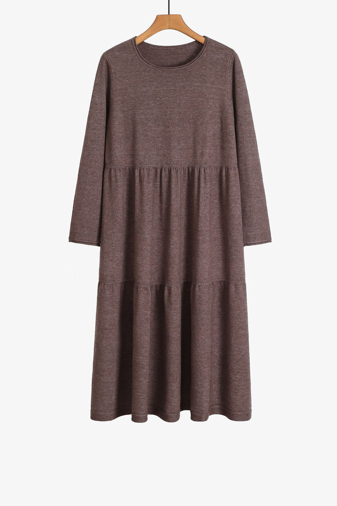 Oversized Baggy Smock Dress, Long Sleeve Tee Shirt Dress, Available in Grey, Black, Brown & Dusty Pink