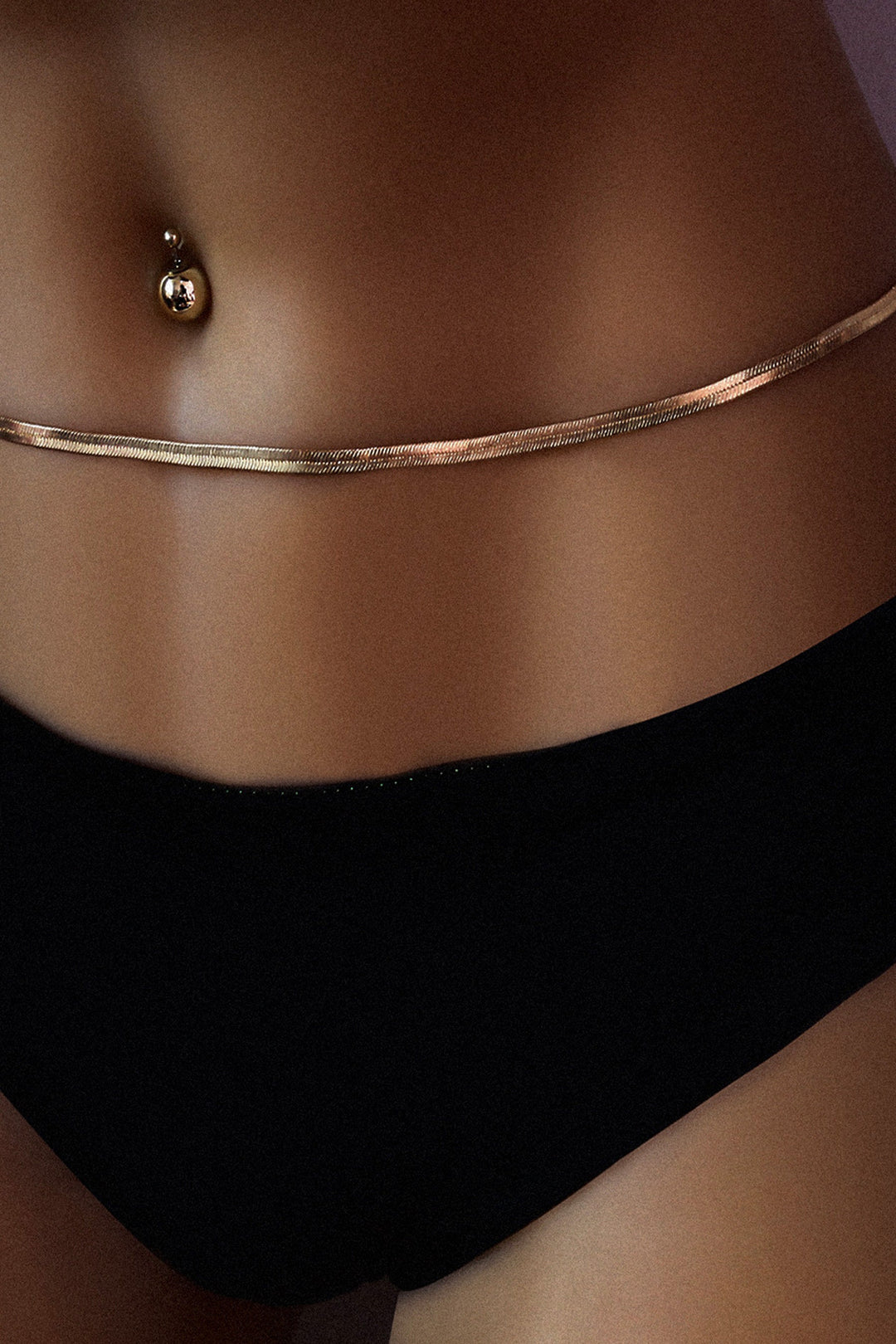 Y2K Gold Belly Snake Chain, Body Jewellery Metal Belly Waist Chain, Available in Gold & Silver  (48 Hour Dispatch)