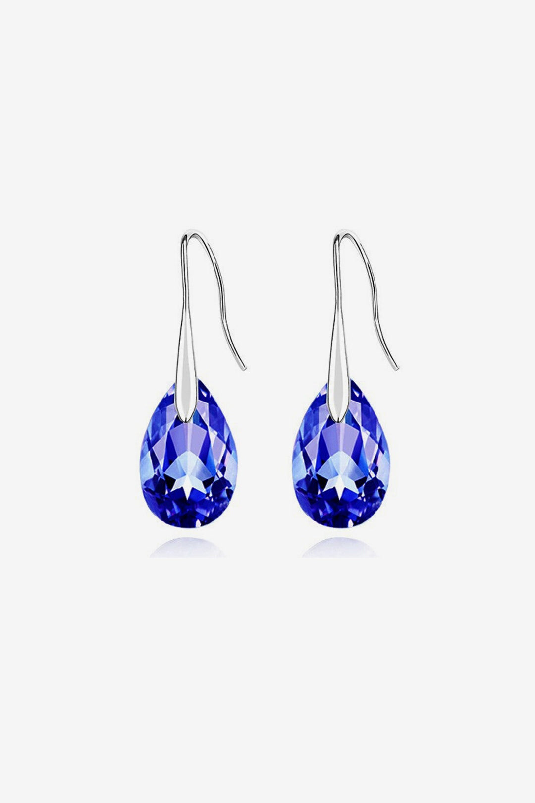 Teardrop Pear Shaped Crystal Rhinestone Drop Dangle Earrings, Chunky Charm Drop Earrings (48 Hour Dispatch)