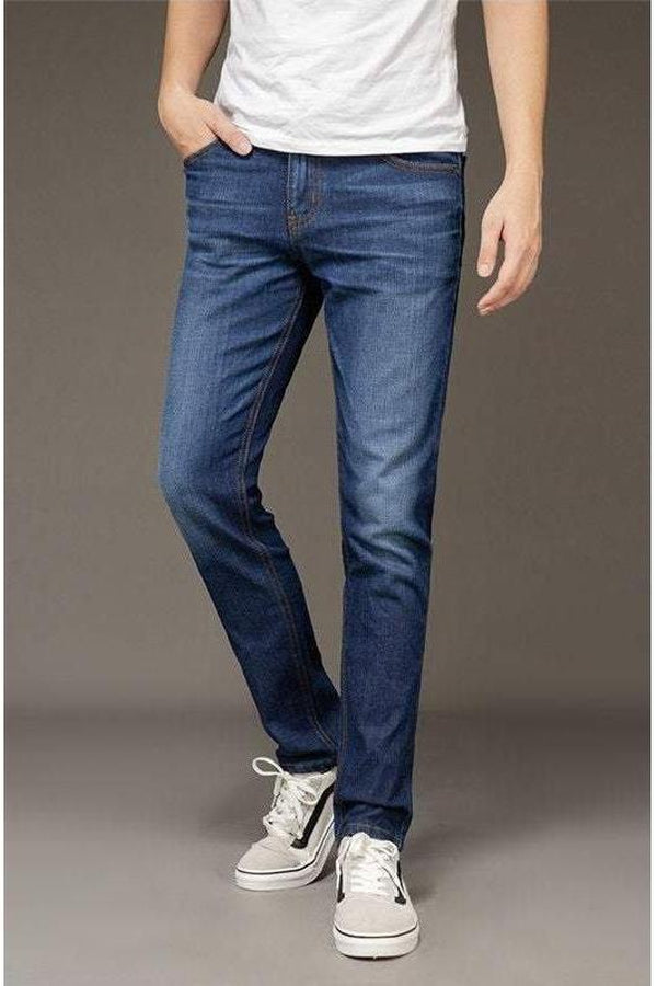 Men's Denim  Summer Jeans, Lightweight, Straight Leg, Casual Comfortable Classic Trousers, Pants, Plain, Smart, High Quality, Strong Fabric - Hayati London