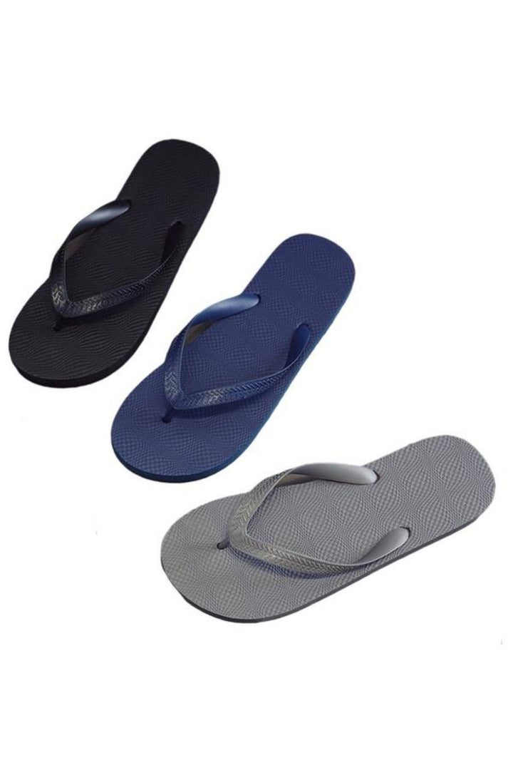 Men's Flipflops, Beach Summer Slippers.  Comfortable Summer Holidays Beach Pool Shower Sandals. - Hayati London